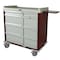 Medication Carts 4 Drawer, Standard Line 600/ Model Punch Card Medication Cart SL602PC - alternate 1
